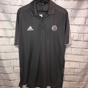 Adidas NHL Boston Bruins Polo | Gray & White | Men’s L